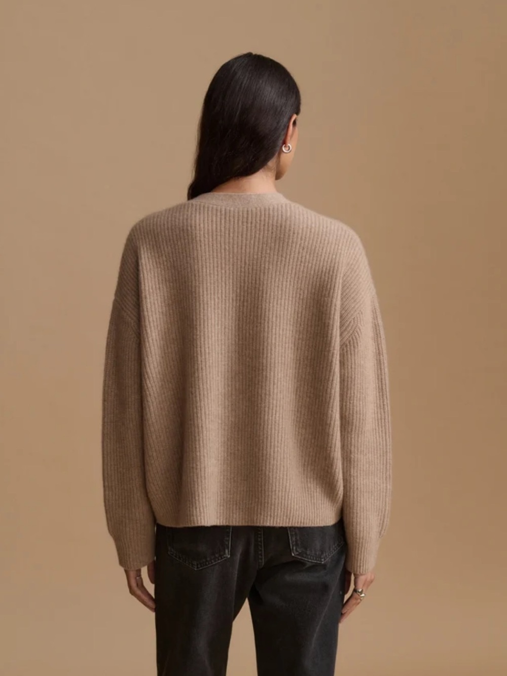 Jenni Kayne Cropped Cashmere Cocoon Cardigan - Picture 6 of 11